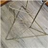 Image 3 : Pair of Gold Tone Mid Century Modern Wire Staircase Design Plant Stands 43.5-Inch and 31-Inch