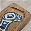 Image 2 : Seal Painting on Wood Relief Carving Signed Sid 92 West Coast First Nations