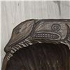 Image 2 : Ernie Barnett Wood Carved 3 Section Serving Bowl Pacific Northwest First Nations Motifs 13x10"