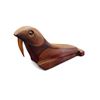 Image 1 : Cryptomeria Carved Wooden First Nations Walrus 6-Inch Long