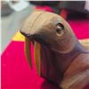 Image 2 : Cryptomeria Carved Wooden First Nations Walrus 6-Inch Long