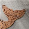 Image 3 : Chum Salmon Wood Relief Plaque Signed R Moore 20.5-Inch and Jocelyn Mange Print