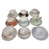 Image 1 : 9 Assorted Tea Cups and Matching Suacers Paragon, Aynsley, Rolley. Sadler and Adderley.