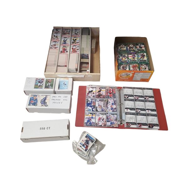 Large Collection of Assorted Sports Trading Cards Multi-Sport Mixed Brands and Eras