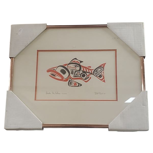 Bill Reid Haida Dog Salmon Print 1974 11.5x14.5-Inch