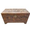 Image 1 : Hand Carved Chinese Camphor Chest the Long Sun Co 41x21x23-Inch