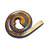 Image 1 : Carved Spiral Snake Didgeridoo 14-Inch Wide Wood Instrument