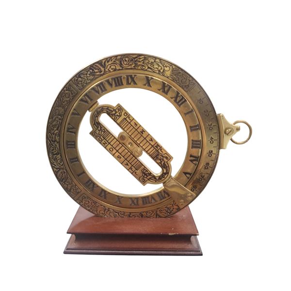 1987 Franklin Mint Universal Equinoctial Ring Dial 4.5-Inch Tall