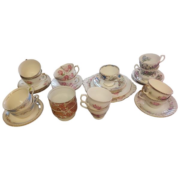 Collection of Chinaware: Queen Anne, Wood & Sons, Royal Paisley, Royal Standard, Foley & More