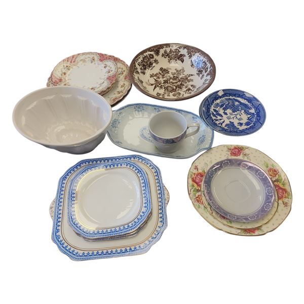 Collection of Assorted China Ware Gladstone, Paragon, Old Foley, Royal Stafford & Japanese Pieces