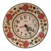 Image 1 : Vintage Hand Painted Peten Ceramic Wall Clock Italian Style