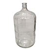 Image 1 : Vintage Glass Carboy 22-Inch Tall Clear Bottle