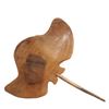 Image 2 : Wood Carved Stingray Craftsman Quality 9-Inch Wide