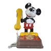 Image 1 : Vintage Disney Mickey Mouse 1970s Telephone 15-Inch Tall Rotary Dial