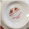 Image 3 : Royal Albert Cup & Saucer Lot 10 Teacups & Matching Saucers Bone China Various Patterns