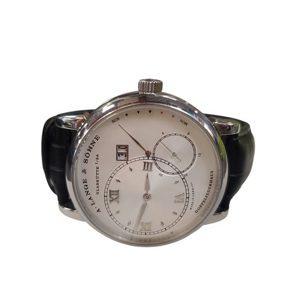 A. Lange & Sohne Swiss Made (5) LAGBN .0938 Replica Watch *44mm face * Very Clean with leather strap