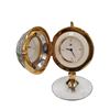 Image 1 : New Swarovski Crystal Mini Globe Clock * 2.25" tall x 1.5" diameter
