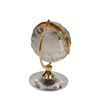 Image 2 : New Swarovski Crystal Mini Globe Clock * 2.25" tall x 1.5" diameter