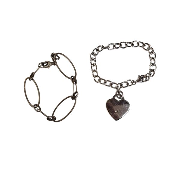 2 Sterling Silver Bracelets * Total weight: 25 grams