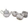 Image 1 : Royal Albert Memory Lane Tea Cups and Saucers with Tea Pot Bone China 25 Pieces