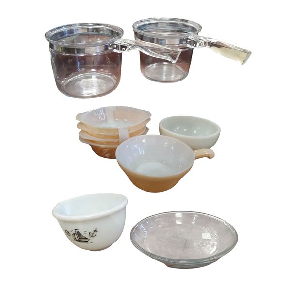 Bakeware Assortment: Fire King, Pyrex, McKee & and Corning 10 Pieces