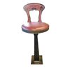 Image 1 : Antique Style Soda Fountain Cast Iron Stool 32-Inch Tall Circa 1920s #1