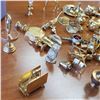 Image 2 : Collection of Brass Dollhouse Decor Miniatures