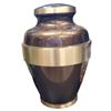 Image 1 : Brass Ceremonial Memorial Urn New 9.5-Inch Tall