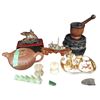 Image 1 : Asian Decorative Collectables: Teapot, Water Buffalo, Mortar & Pestle, Jade & More