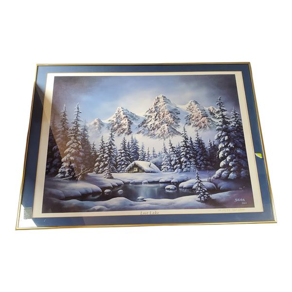 Lost Lake Print by Skoda 2002 A.p. 26/99 28.5x28.5-Inch
