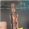 Image 3 : Mixed Collection of Indigenous Items Carved Wooden Items & Pottery Items