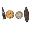 Image 1 : Indigenous Themed Items: Hawaiian Carved Items & Mayan Calendars