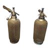 Image 1 : Two Vintage Sparklets Soda Syphons Mid 20th Century Metal Glass