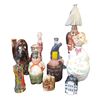 Image 1 : Assorted Vintage Decanters & Liquor Bottles Lot 10 Pieces Tallest 16.5-Inch