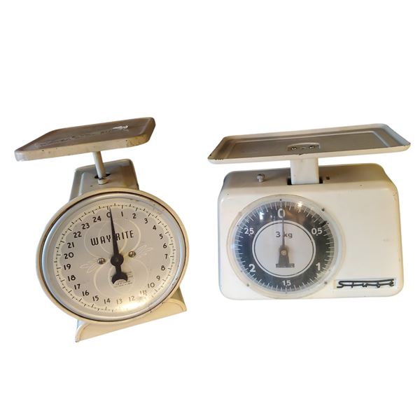 Two Vintage Weigh Scales: Stube and Way Rite