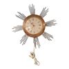 Image 1 : Vintage Ingraham Starburst Wall Clock Mid Century Modern Design