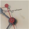 Image 2 : Vintage Ingraham Starburst Wall Clock Mid Century Modern Design