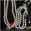 Image 2 : Collection of Fashion and Costume Jewelry (Necklaces, Faux Pearls, Earrings & Bracelet) - Display Tr