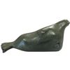 Image 3 : Soapstone Owl Signed Skee 4-Inch Tall & Carved Stone Seal Signed J R D