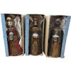 Image 1 : 3 Vintage Paper Mache Christmas Decor 3 Wisemen 16.5" Tall