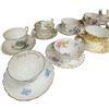 Image 2 : Collection of 18 Tea Cups and Suacers Rosina, Royal Stafford, E.b., Royal Chelsea, Queen Anne, +++