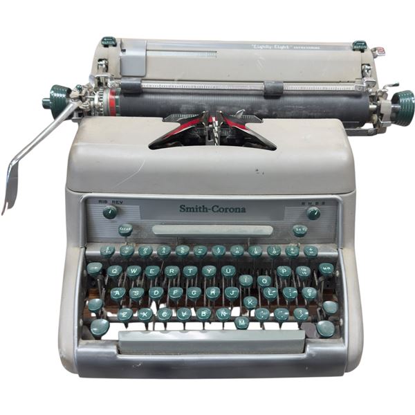 Smith Corona Vintage Typewriter Manual Portable Mid-Century Metal Construction