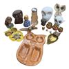 Image 1 : A Parliament of Assorted Owls Wood, Ceramic, Porcelain, Shell, Brass, Glass, Wax & More