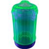 Image 2 : Uranium Glass Sugar Dispenser 5.5-Inch Tall Vintage