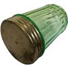 Image 4 : Uranium Glass Sugar Dispenser 5.5-Inch Tall Vintage
