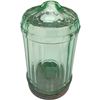 Image 5 : Uranium Glass Sugar Dispenser 5.5-Inch Tall Vintage