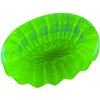 Image 1 : Vintage Vaseline Uranium Glass Candy Dish Mid 20th Century 4.25-Inch Long