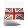 Image 1 : Vintage Union Jack Flag "Tea Stained" Flag Made from Cotton 47"x 68" Circa WWII
