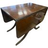 Image 4 : Duncan Fyfe Style Drop Leaf Table 25.5x39x30 Inches Expands to 58 Inches