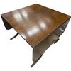 Image 5 : Duncan Fyfe Style Drop Leaf Table 25.5x39x30 Inches Expands to 58 Inches